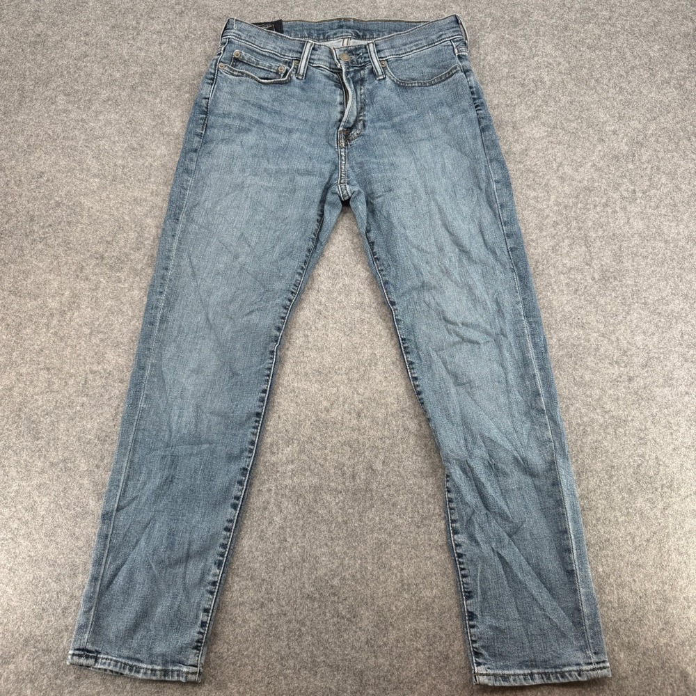 Abercrombie & Fitch Jeans Mens 28x28 Rustin Athletic Skinny Blue Stretch EUC